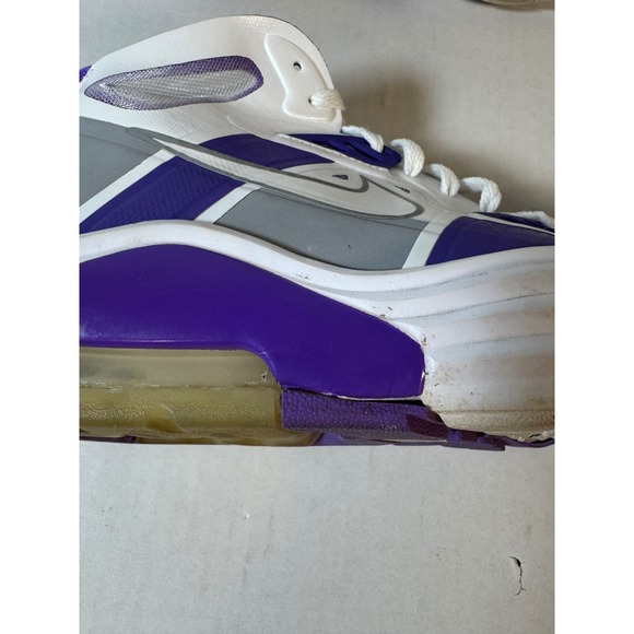 Vintage Nike Air Zoom Mens Huarache 2K4 High Top Basketball Shoes White‎ Purple main image 7